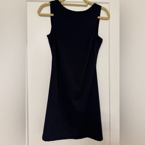 GOLDEN(local boutique)High Neck Open Back Black Mini Dress NWT